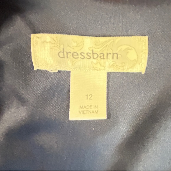 Dressbarn Woman's Multicolored Wrap Stretch Dress Size 12 - Picture 8 of 10